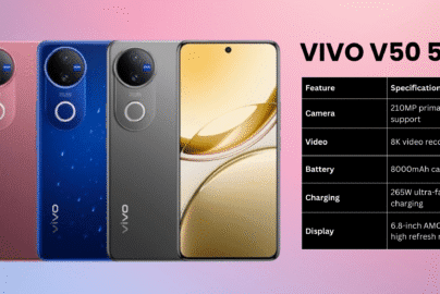 Vivo V50 5G With 210MP Camera & 8000mAh Battery: Full Specs, Price & Review