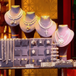 Chains, pendants, rings, earrings, grills, and custom hip-hop inspired iced-out jewelry.
